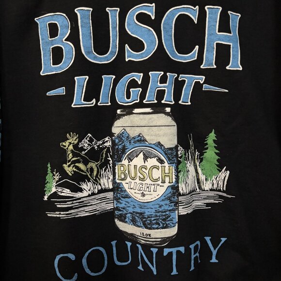 Busch Light Country Mountain Spring Beer Promo Oversized Crewneck Sweater Large - Picture 2 of 5